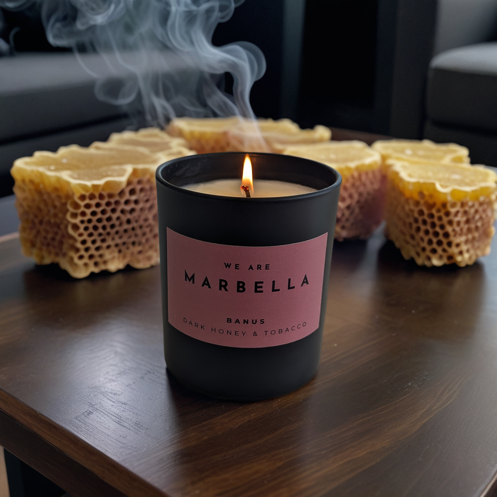 Banus - Dark Honey & Tobacco - Luxury Candle