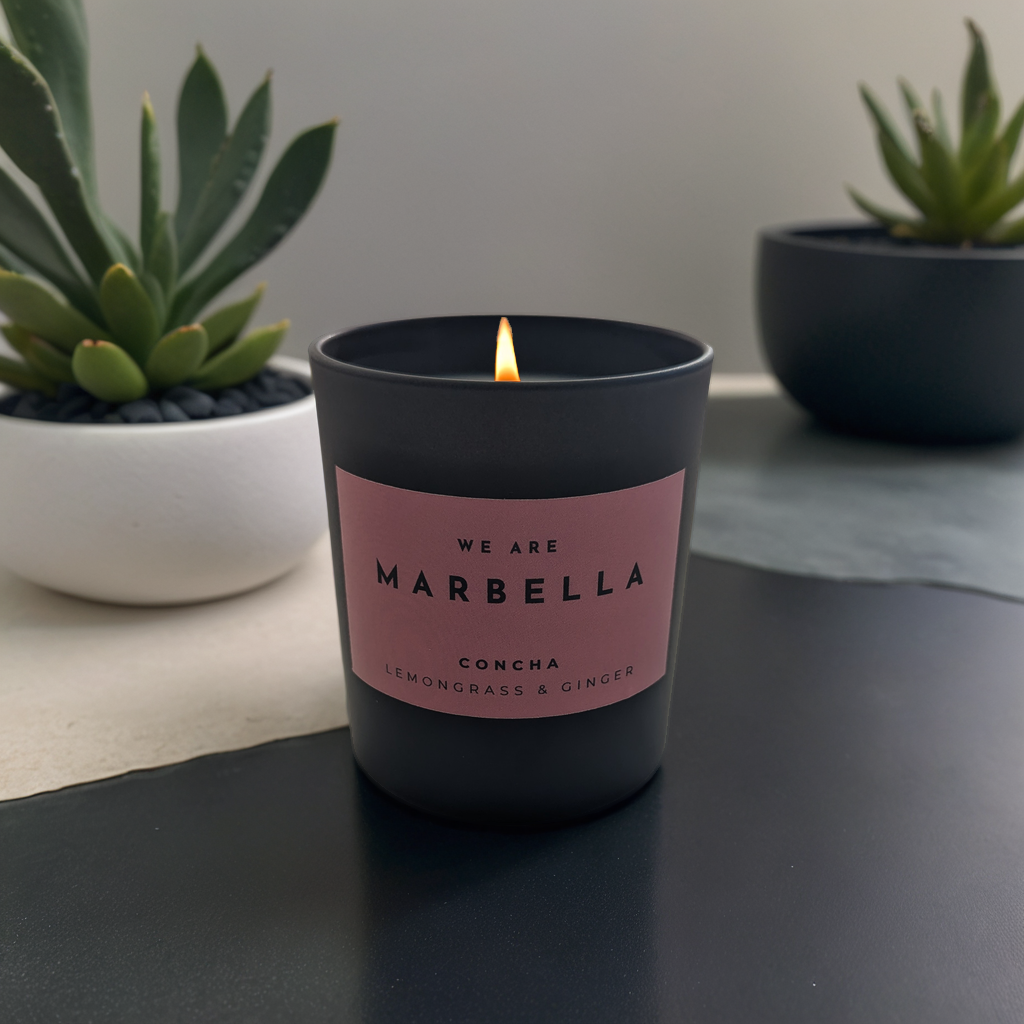 Concha - Lemongrass & Ginger - Luxury Candle