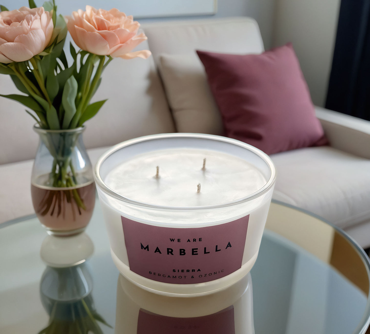 Sierra - Bergamot & Ozonic - Luxury Candle