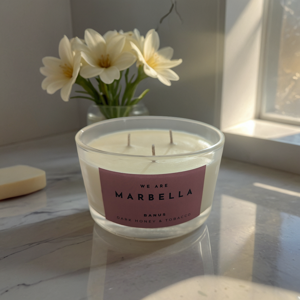 Banus - Dark Honey & Tobacco - Luxury Candle