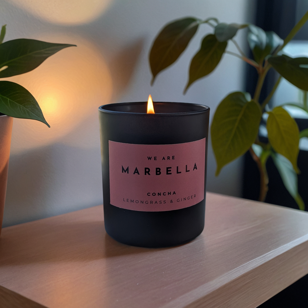Concha - Lemongrass & Ginger - Luxury Candle