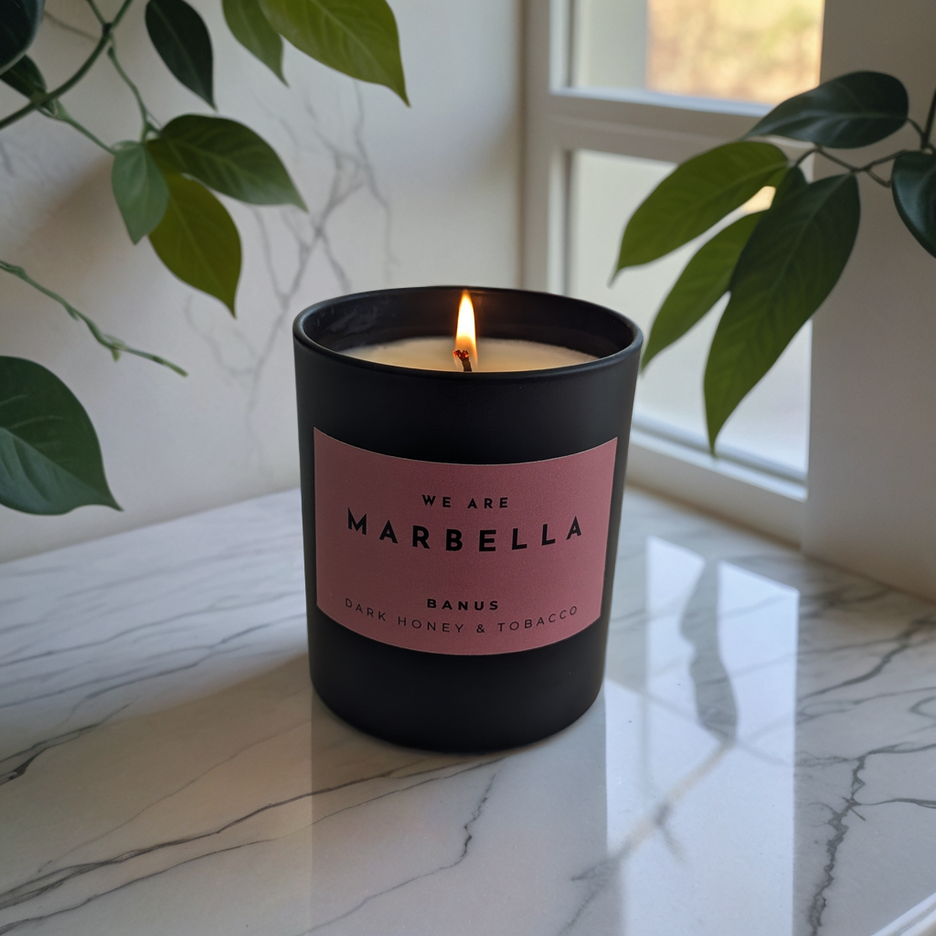 Banus - Dark Honey & Tobacco - Luxury Candle