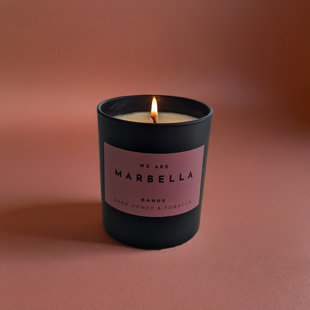 Banus - Dark Honey & Tobacco - Luxury Candle