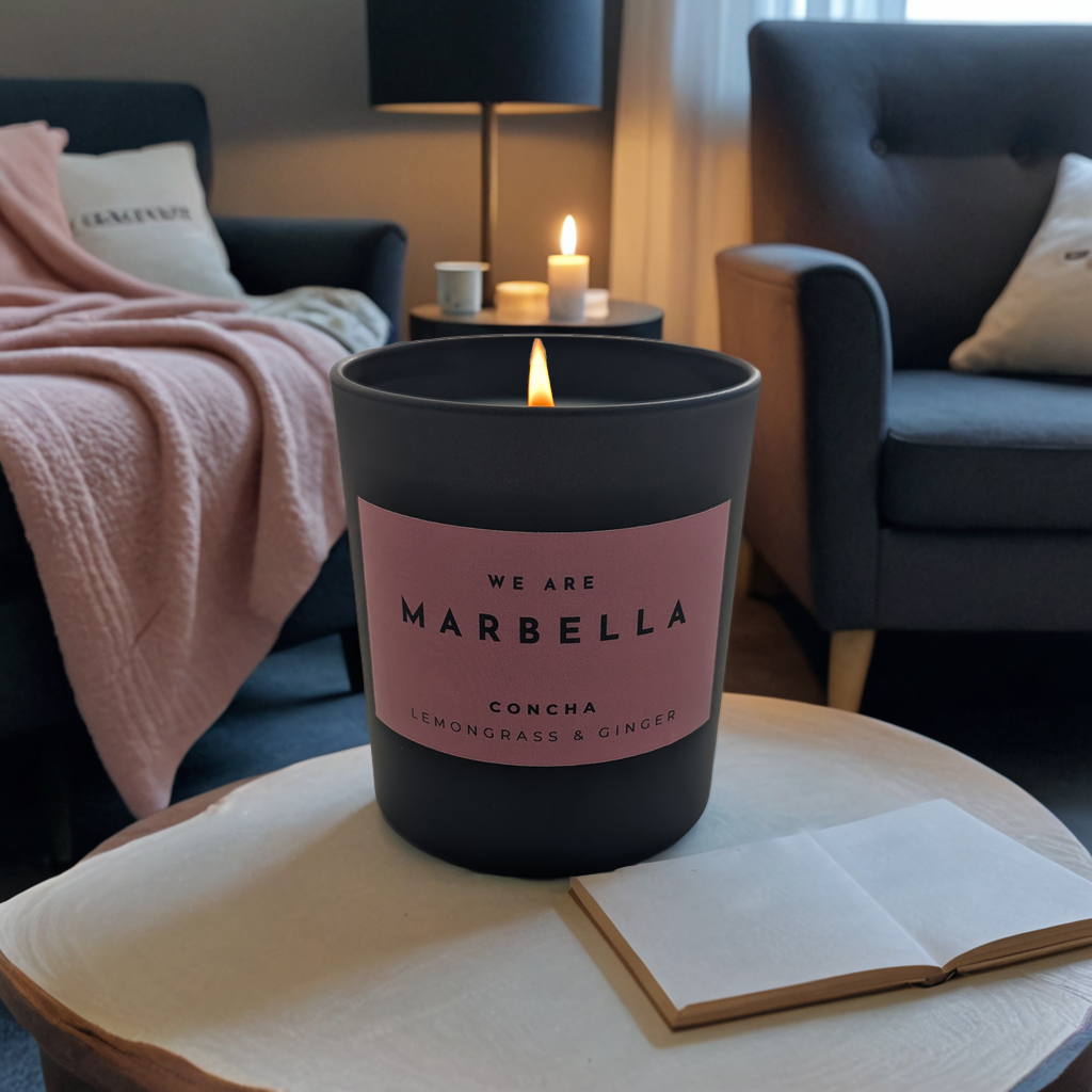 Concha - Lemongrass & Ginger - Luxury Candle