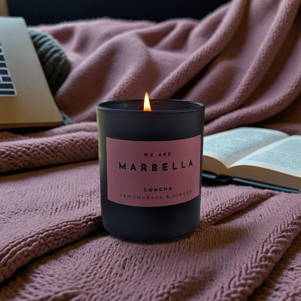 Concha - Lemongrass & Ginger - Luxury Candle
