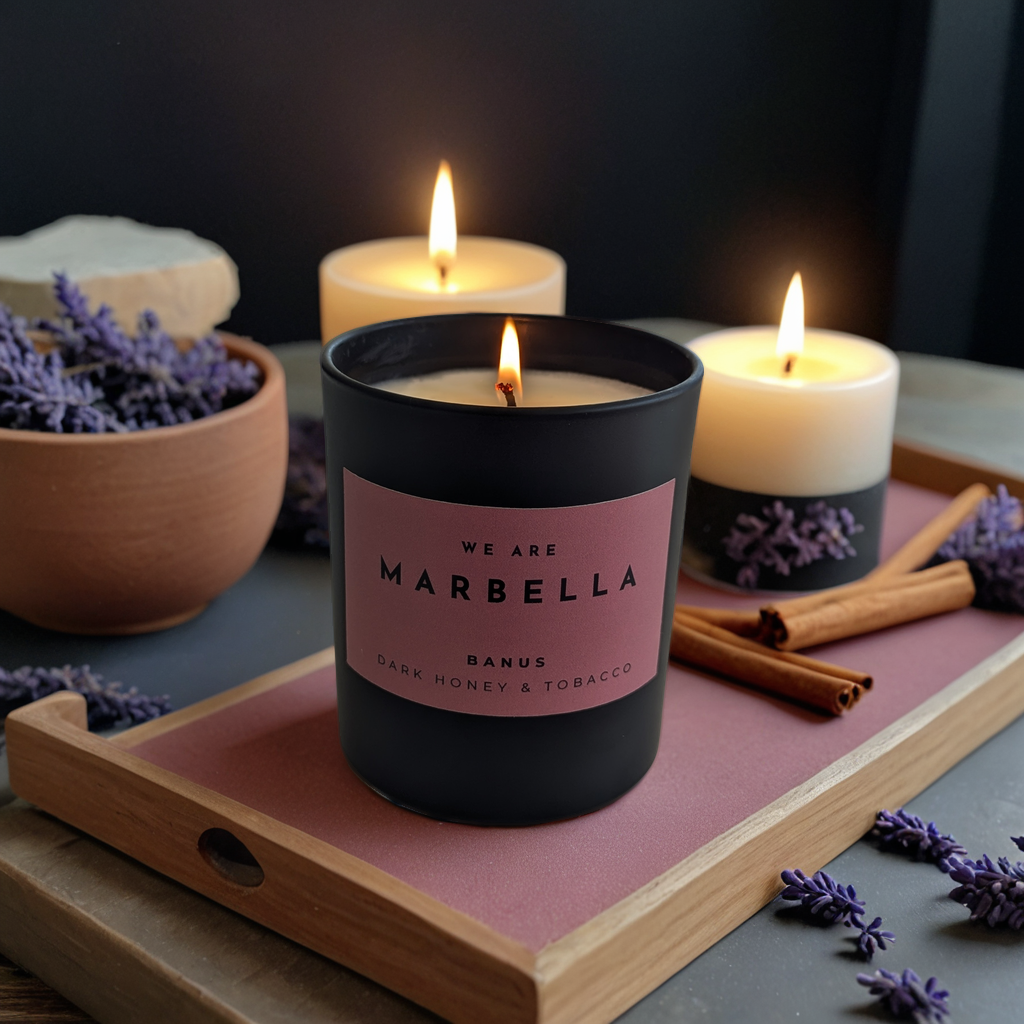 Banus - Dark Honey & Tobacco - Luxury Candle