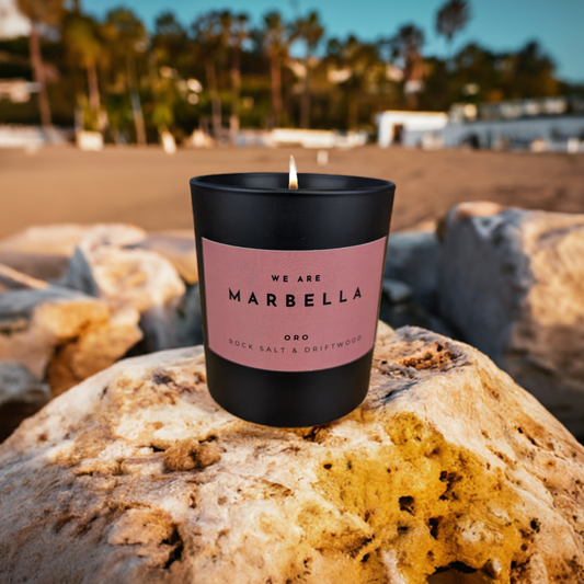 Oro - Rock Salt & Driftwood - Luxury Candle